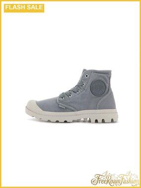 Canvas Combat Ankle Boots High Top Lace Up Vegan